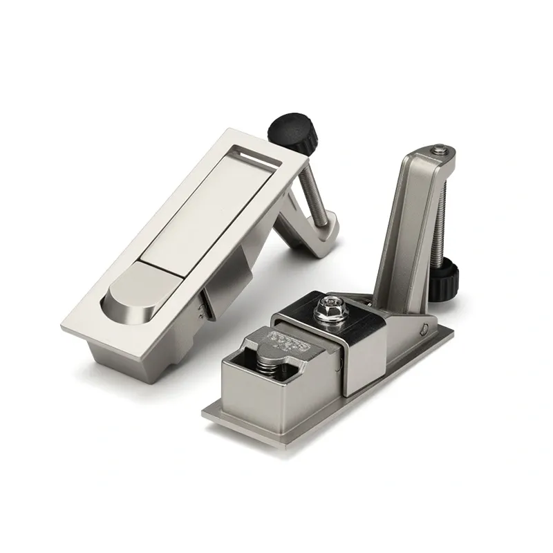 Serratura per armadio con pulsante regolabile