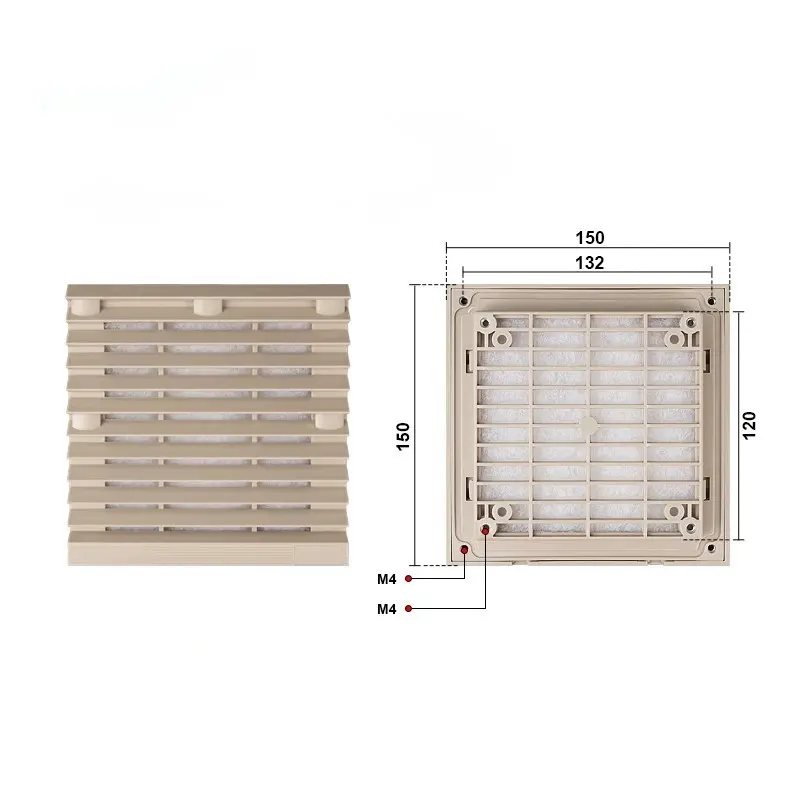 Finestra di ventilazione dell'armadio Finestra di ventilazione dell'armadio