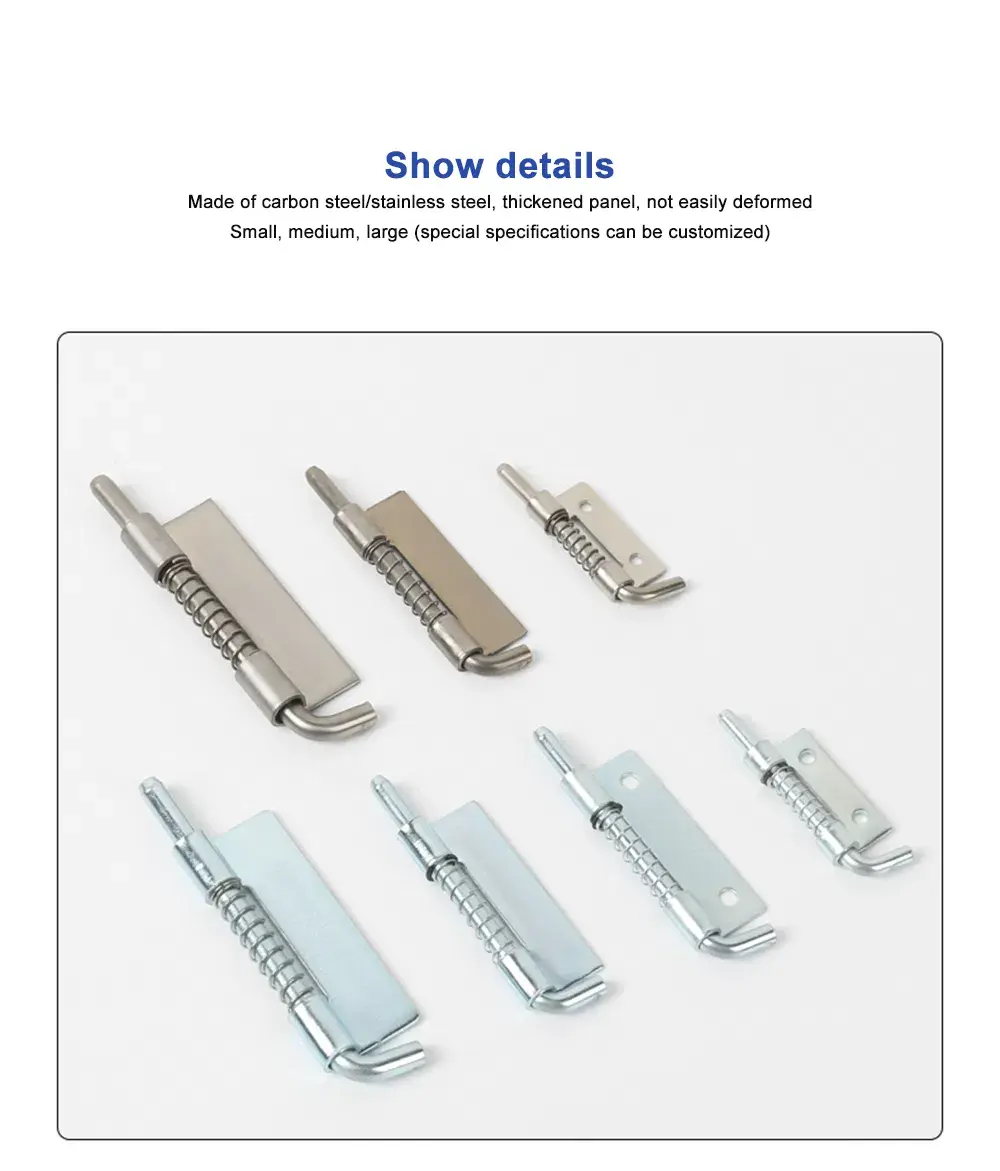 Spring Bolts Latch Hinge