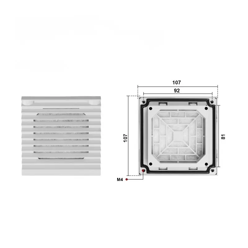 Separazione delle reti antipolvere Separazione delle reti antipolvere